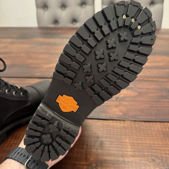 Harley Davidson Women's Leather Waterproof Balsa Skull Riding Boots - Picture 9 of 9